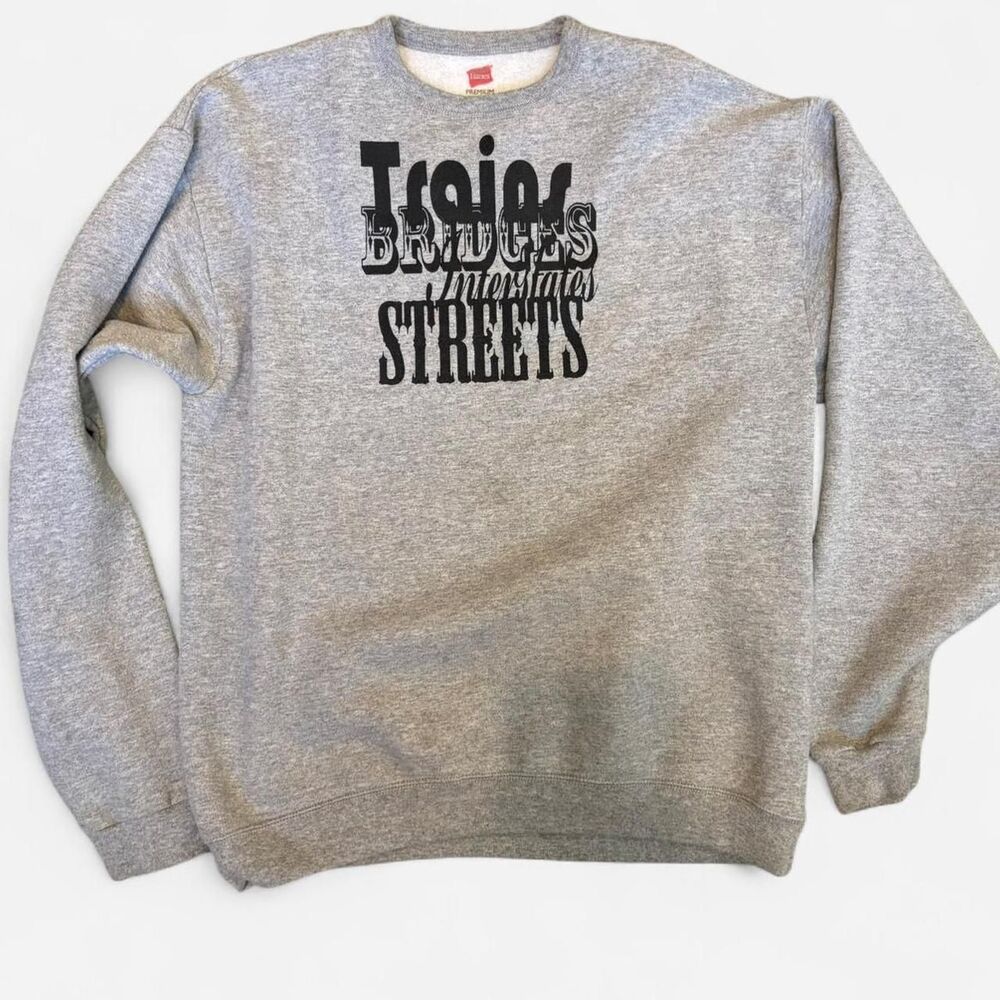Hanes Men's Grey Sweatshirt